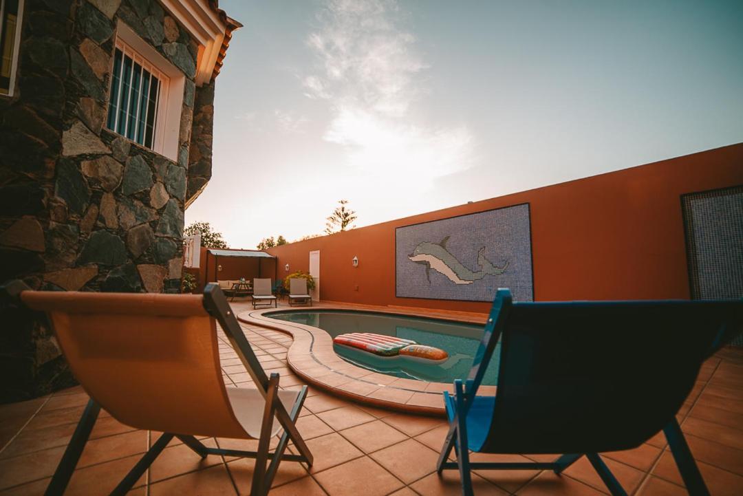 Villa Morada Sonneland Con Piscina Privada Climatizada Maspalomas  Exteriör bild