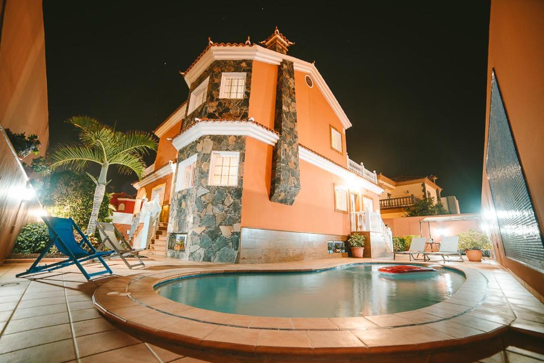 Villa Morada Sonneland Con Piscina Privada Climatizada Maspalomas  Exteriör bild